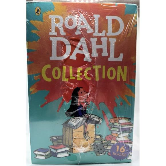 16 Book Boxset Roald Dahl Charlie & The Chocolate Factory Great Glass Elevator - Picture 4 of 12